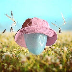 Pink Kids Bucket Hat